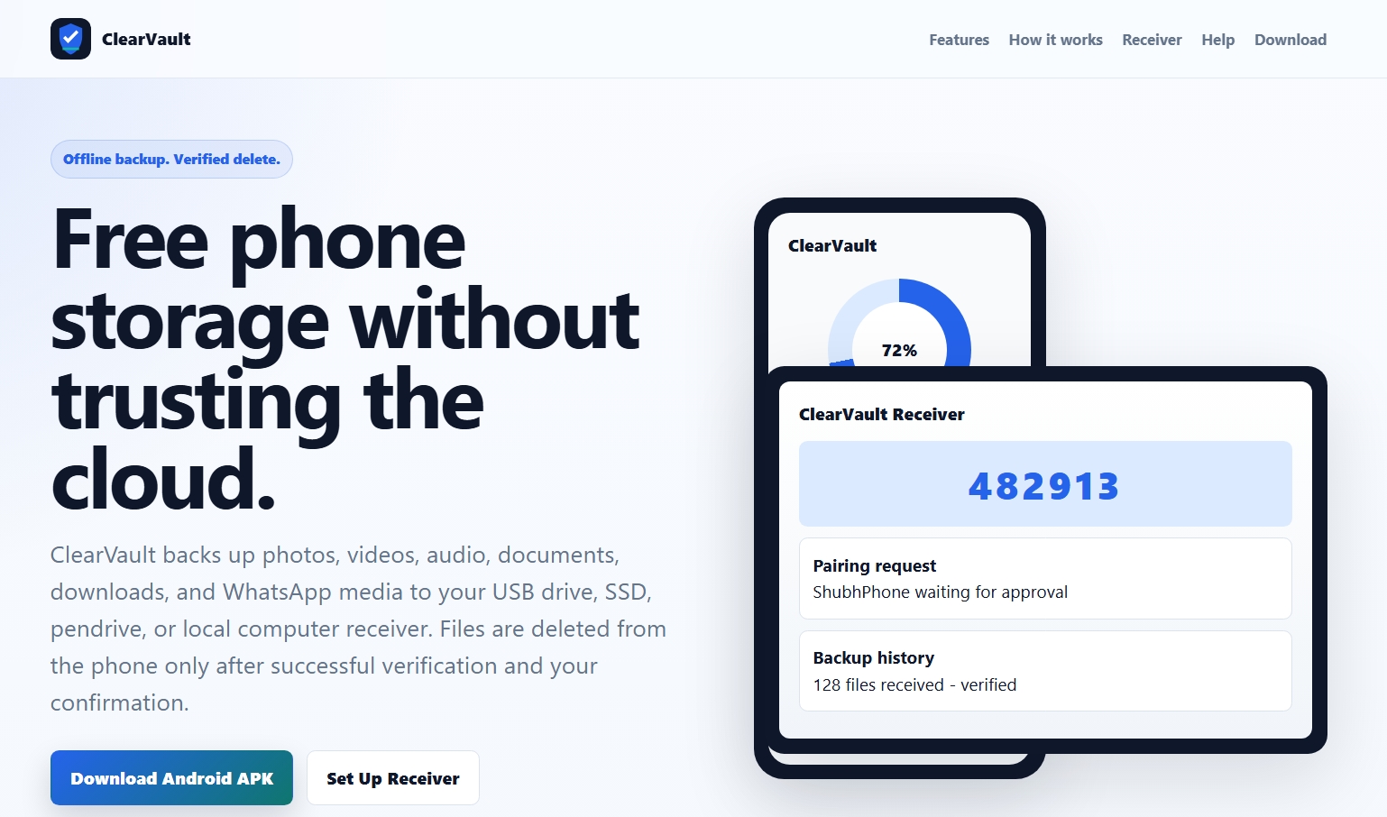 ClearVault Smart Backup Project